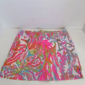 Lilly Pulitzer Colorful Floral Mini Skirt
